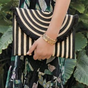 Stella & Dot awning clutch - new in plastic!